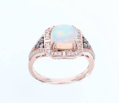14K R/G RING 0.33 DIA 1.15 OP |EW|