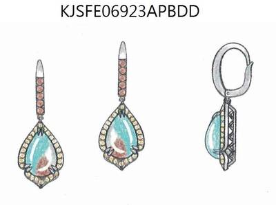 14K W/G EARR 0.48 DIA 4.60 AC |E|