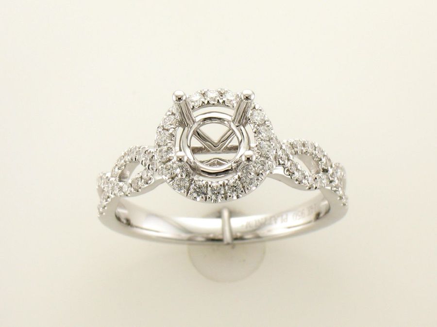 PLATINUM & 14K WHITE GOLD DIAMOND RING