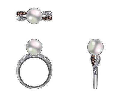 14K W/G RING 0.22 DIA 0.001 FP |B|