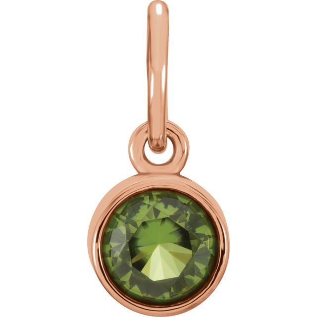 Posh Mommy® Imitation Birthstone Charm
