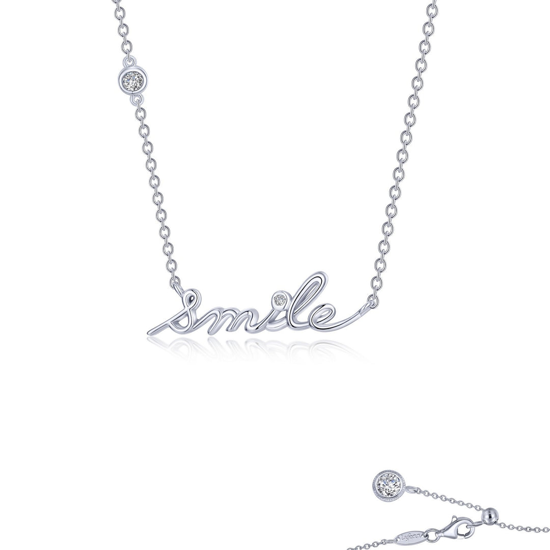 Smile Word Necklace