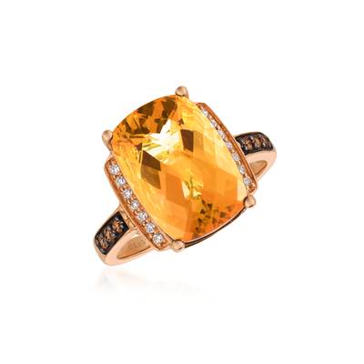 14K R/G RING 0.16 DIA 5.50 CT |H|