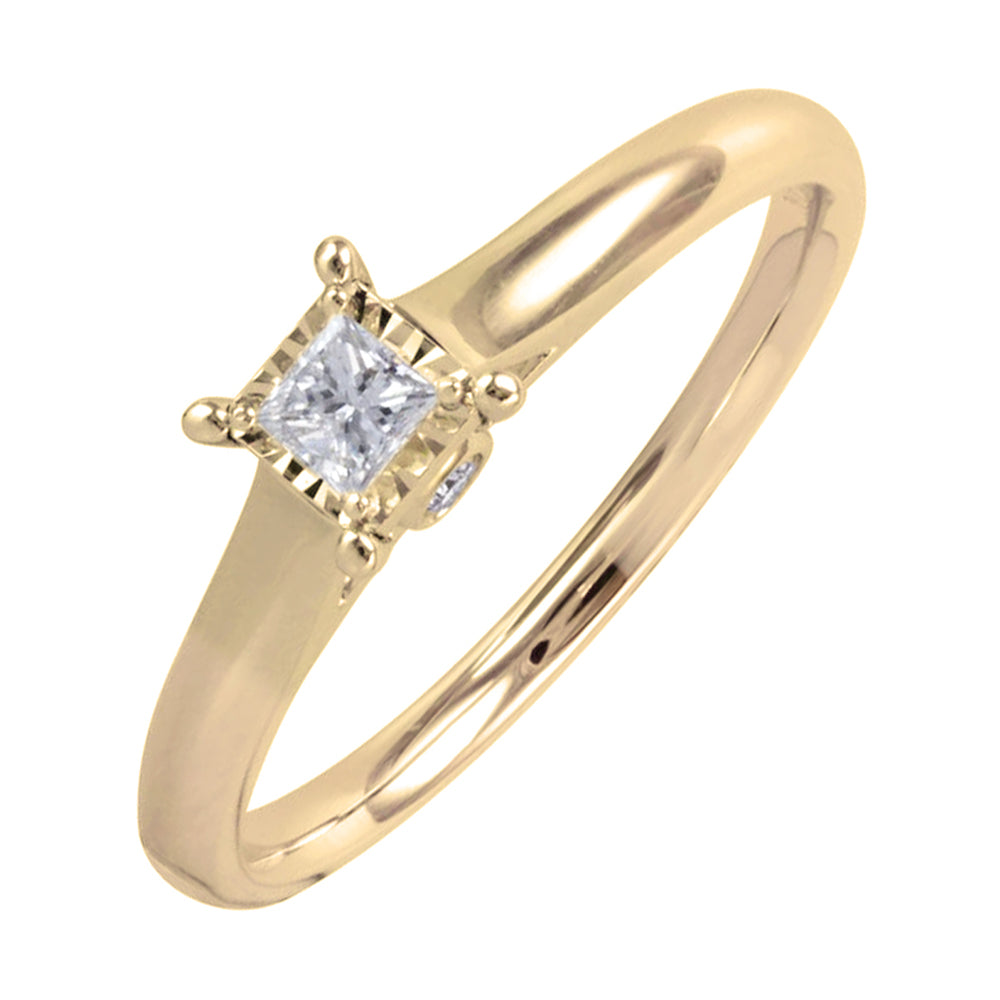 14Kt Yellow Gold Diamond 3/4Ctw Ring
