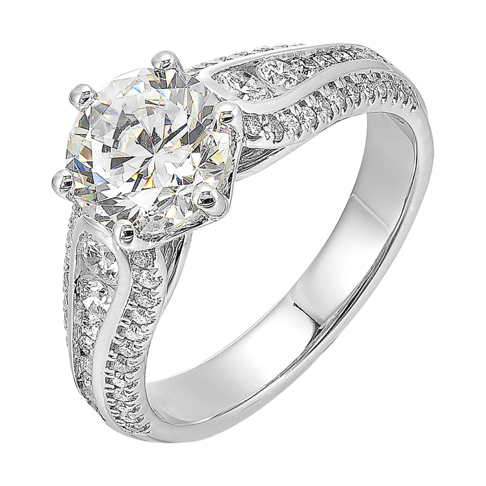 14Kt White Gold Diamond 1/2Ctw Ring