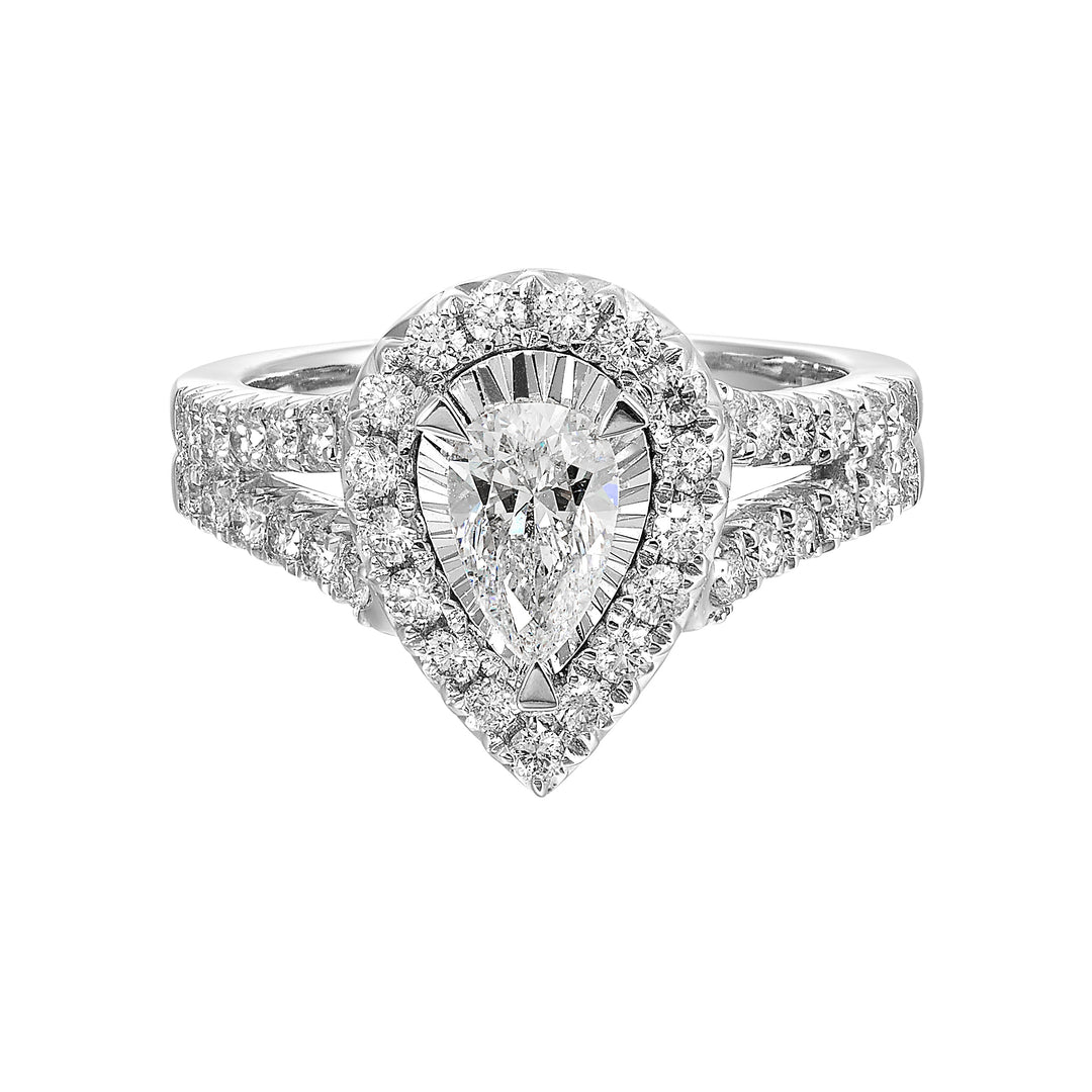 14Kt White Gold Diamond 1 1/2Ctw Ring