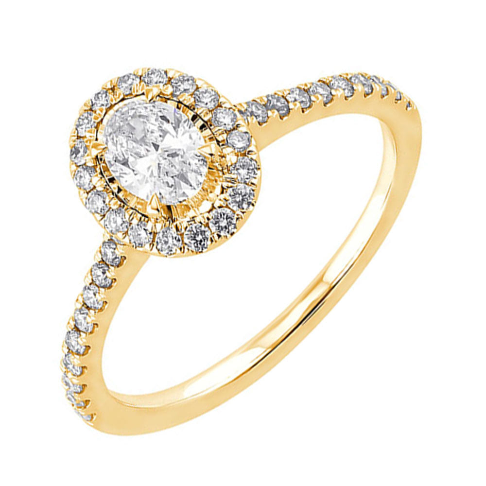 14Kt Yellow Gold Diamond 1/2Ctw Ring