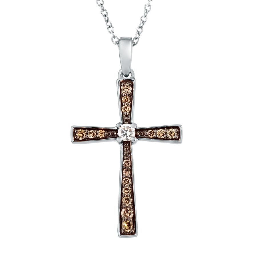 14K WHITE GOLD DIAMOND PENDANT