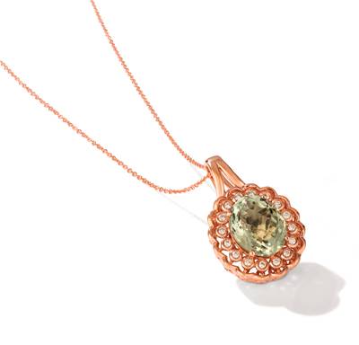 14K R/G PEND 0.18 DIA 4.75 GM |H|