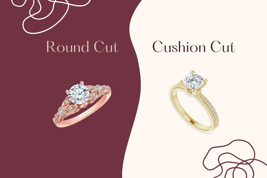 The Round Cut vs. Cushion Cut Diamond