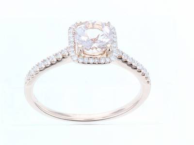 14K R/G RING 0.16 DIA 0.57 MG |E|