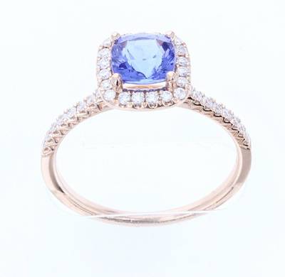 14K R/G RING 0.27 DIA 0.90 TZ |H|