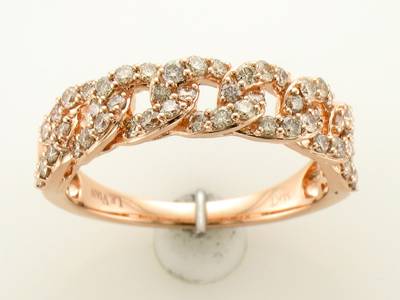 14K R/G RING 0.65 DIA