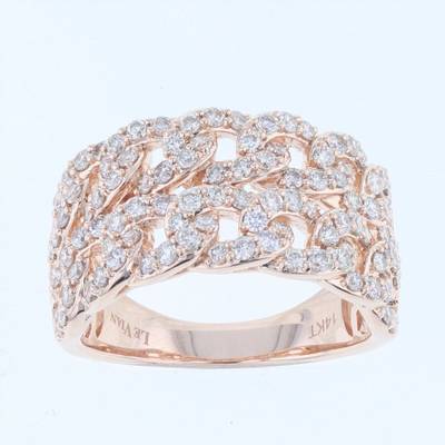 14K R/G RING 1.29 DIA