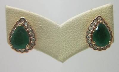 14K W/G EARR 0.21 DIA 1.00 NE |E|