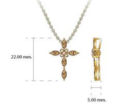 14K R/G PEND 0.38 DIA