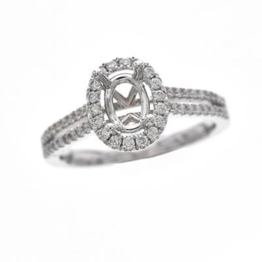 PLATINUM & 14K WHITE GOLD DIAMOND BLUE ZIRCON RING