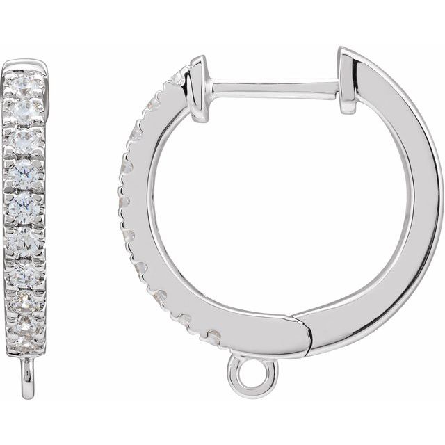 Accented Hoop Earring Top