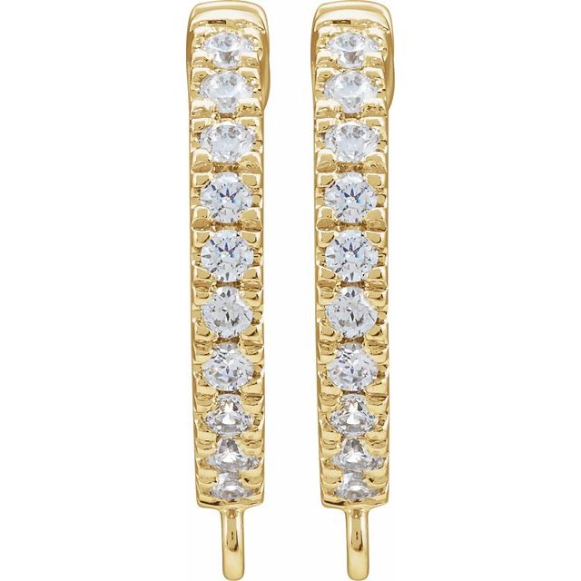 Accented Hoop Earring Top