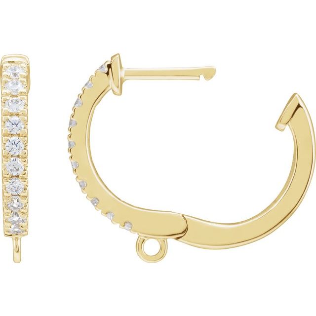 Accented Hoop Earring Top