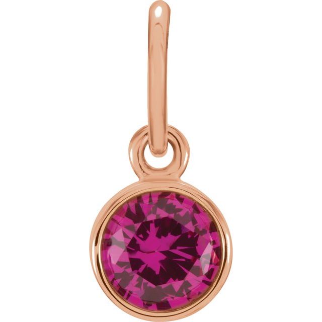Posh Mommy® Imitation Birthstone Charm