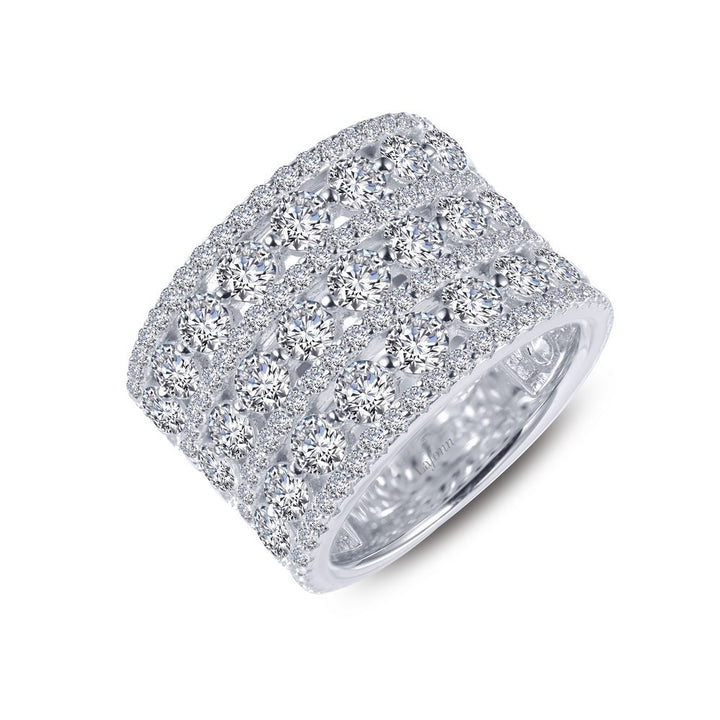 Multi-Row Wide Eternity Band