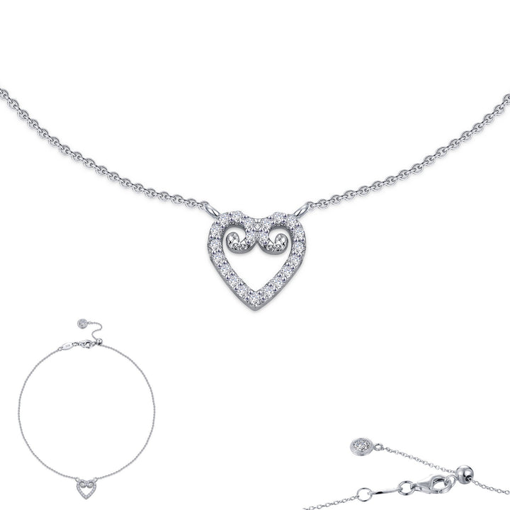 Mini Open Heart Anklet