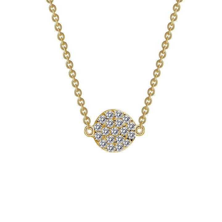 Pave Cluster Necklace