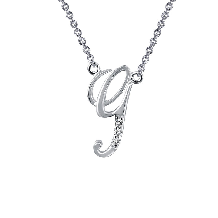 Letter G Pendant Necklace