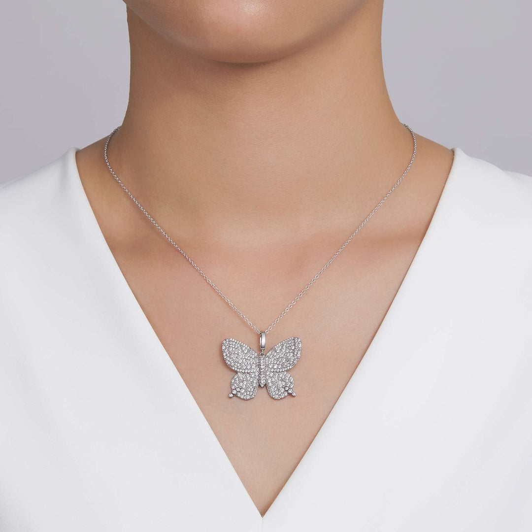 Butterfly Pendant Necklace