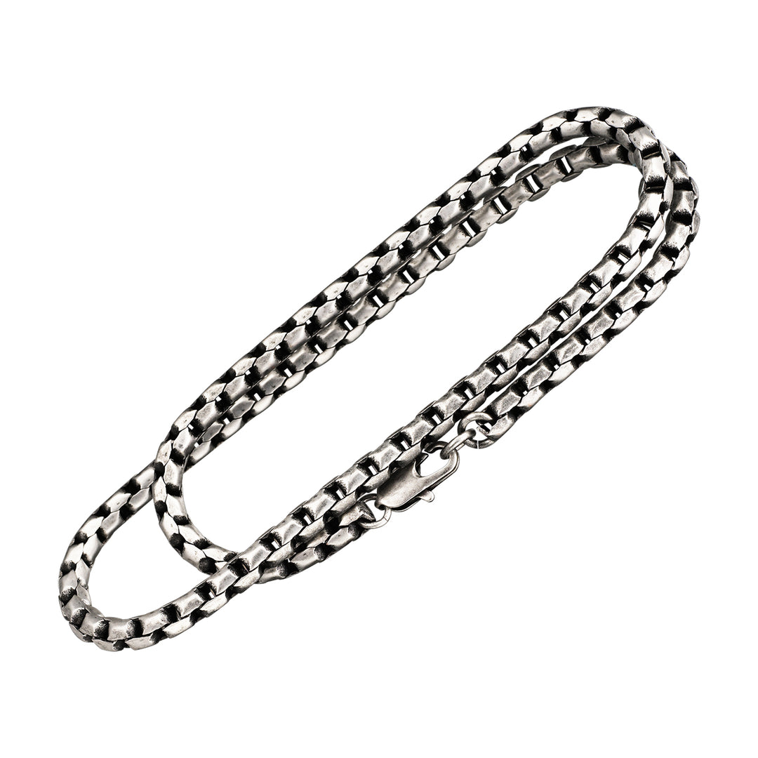 Steel White Necklace