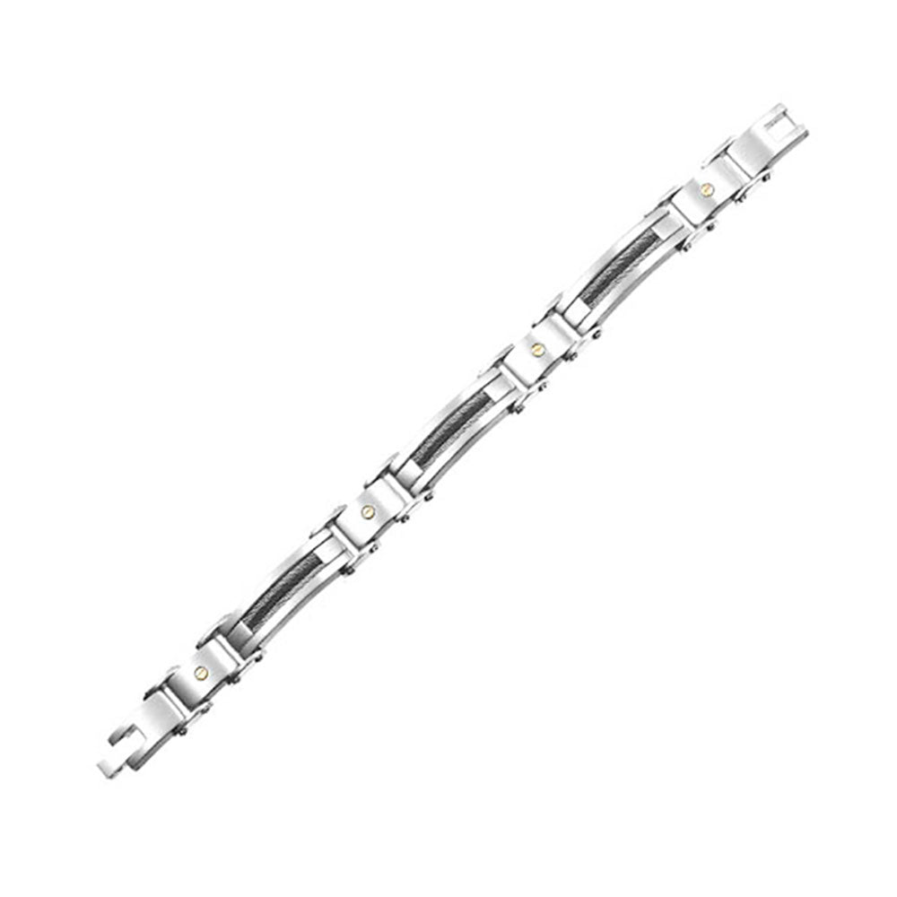 Steel White Bracelet