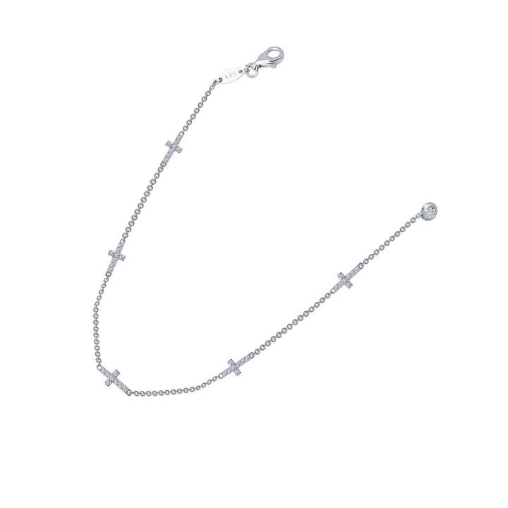 Sideways Cross Bracelet