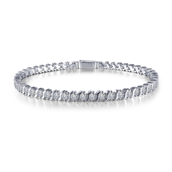 Classic ""S"" Tennis Bracelet