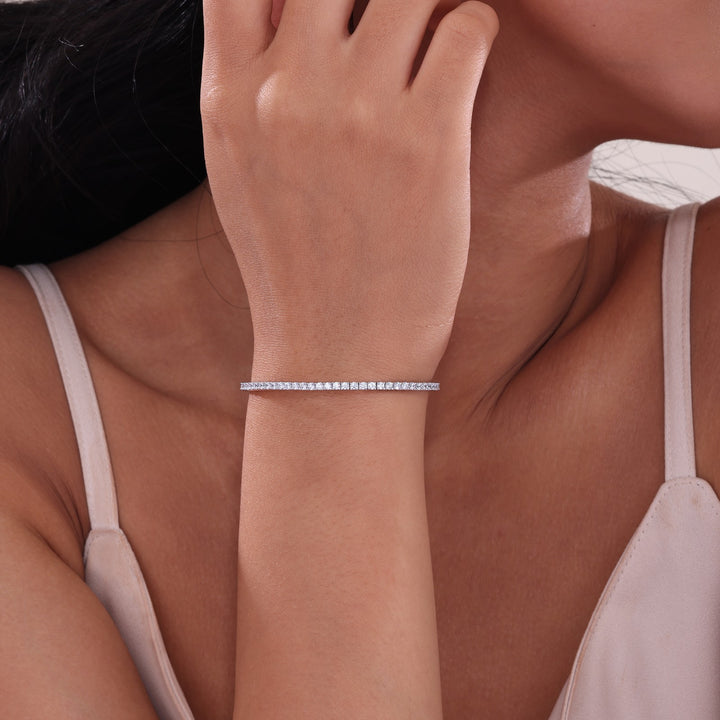 2.4 CTW Flexible Tennis Bracelet