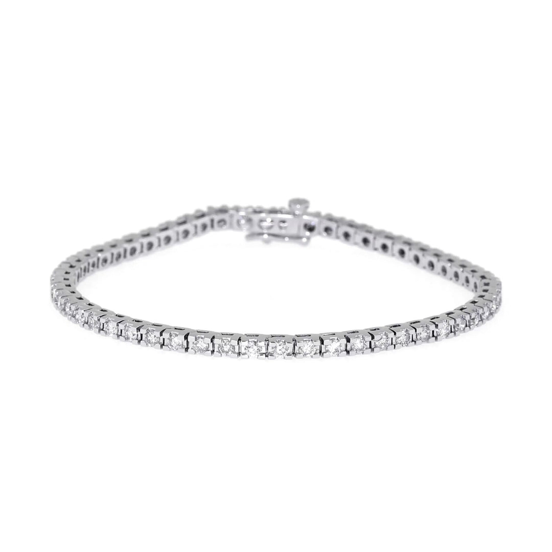 14Kt White Gold Diamond 1Ctw Bracelet