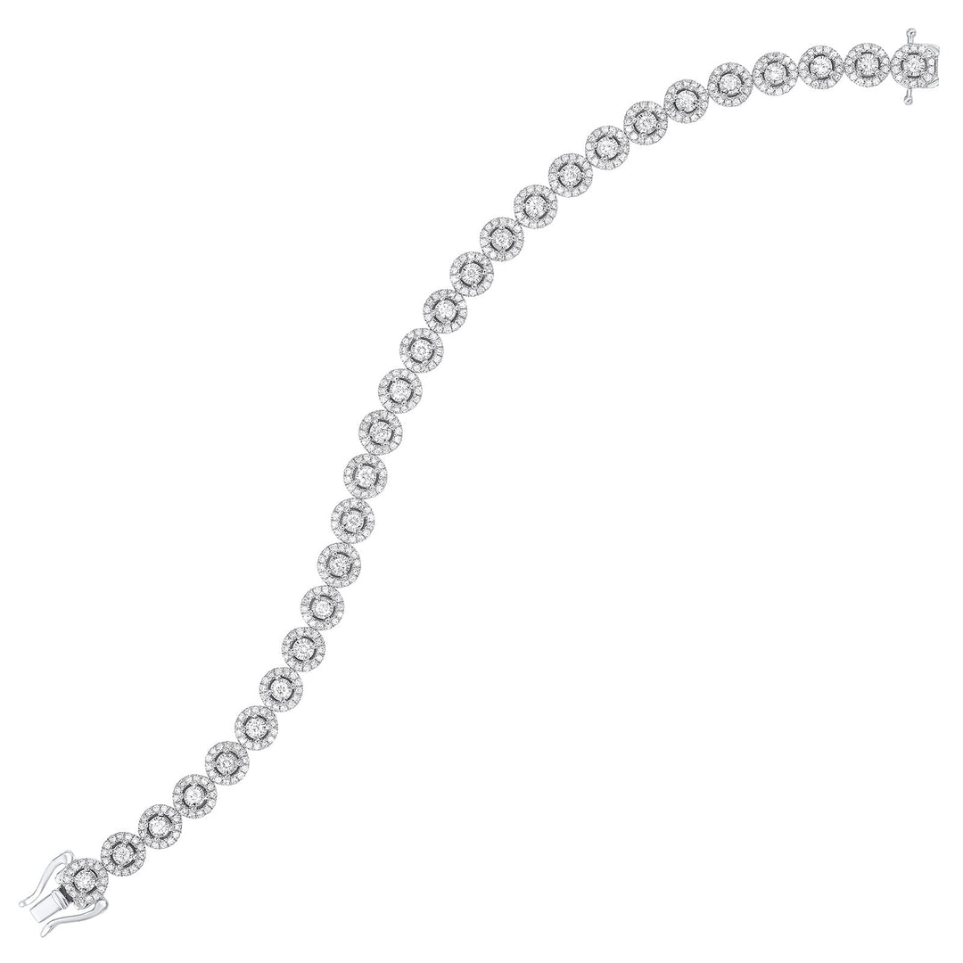 14Kt White Gold Diamond 2Ctw Bracelet