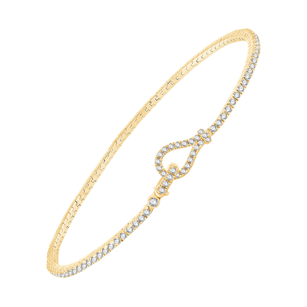 14Kt Yellow Gold Diamond 1 1/5Ctw Bracelet