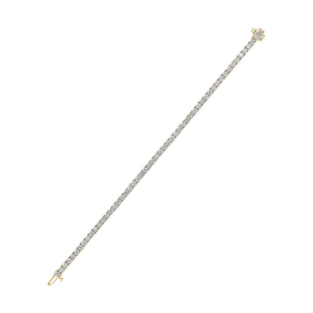 14Kt Yellow Gold Diamond 1Ctw Bracelet