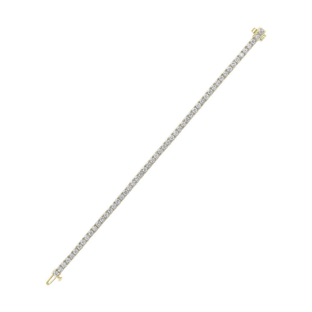 14Kt Yellow Gold Diamond 3Ctw Bracelet