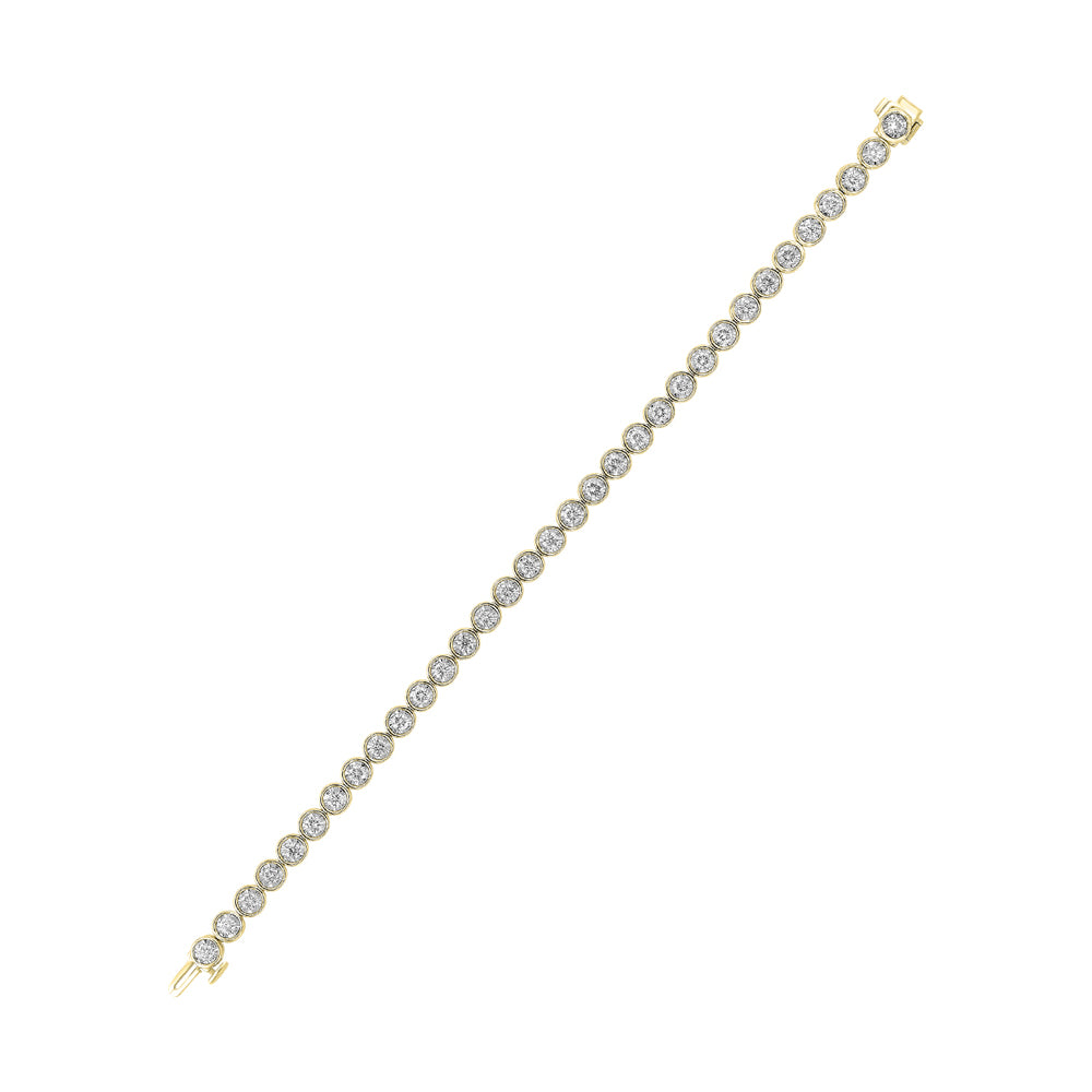 14Kt Yellow Gold Diamond 2Ctw Bracelet