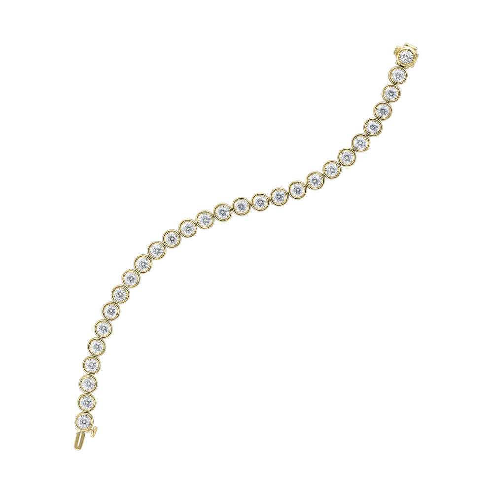 14Kt Yellow Gold Diamond 2Ctw Bracelet