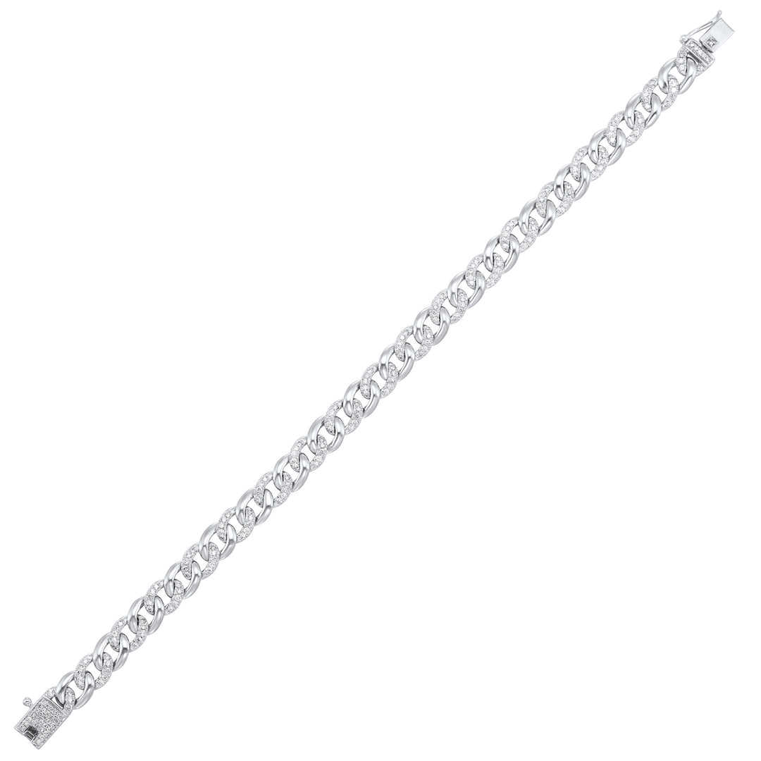 Diamond tennis bracelet in 14KW, 1 1/2CTW-pure, fluid brilliance made to sell