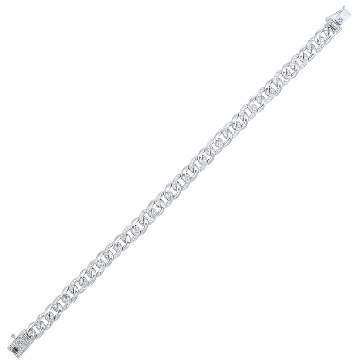 Diamond tennis bracelet in 14KW, 1 1/2CTW-pure, fluid brilliance made to sell