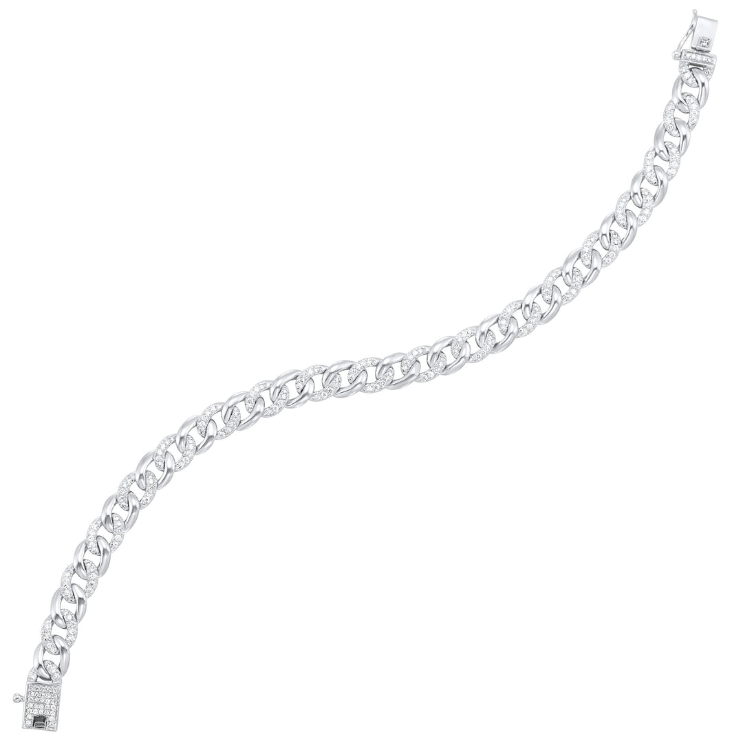 Diamond tennis bracelet in 14KW, 1 1/2CTW-pure, fluid brilliance made to sell