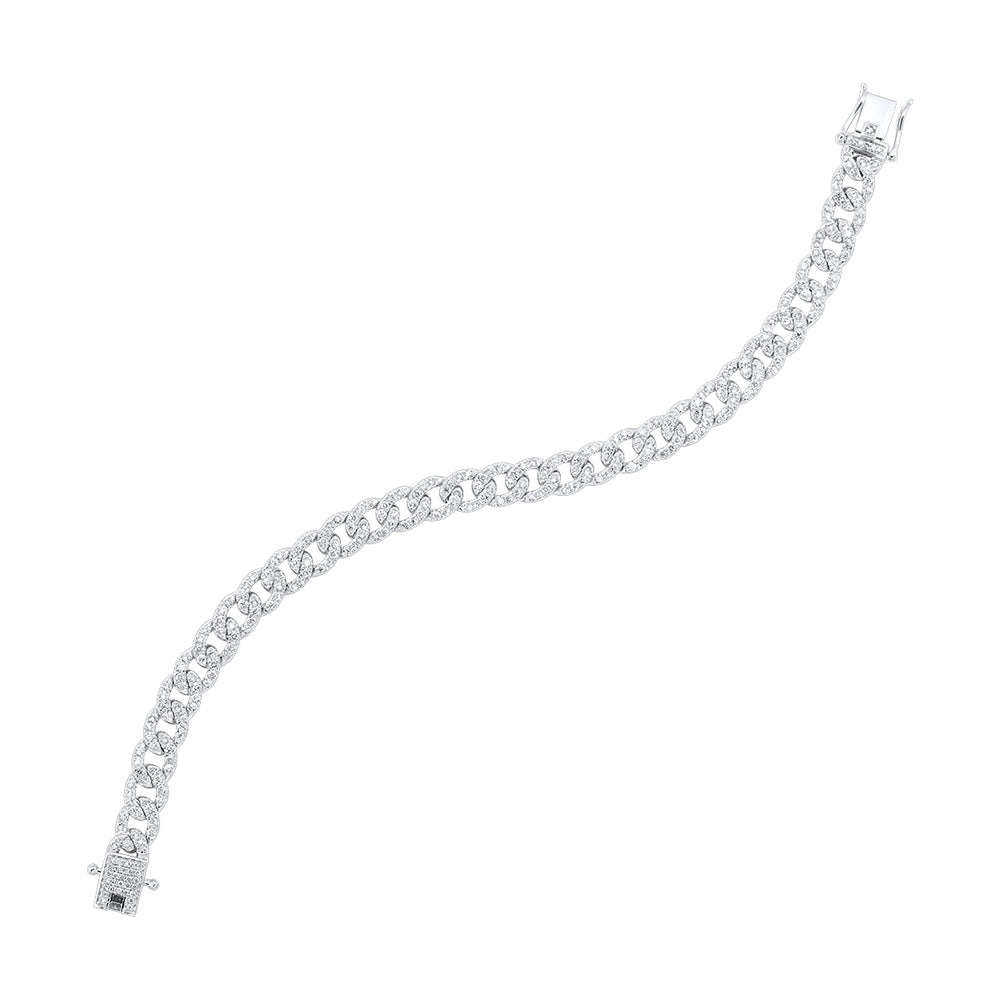 14Kt White Gold Diamond 2 1/2Ctw Bracelet