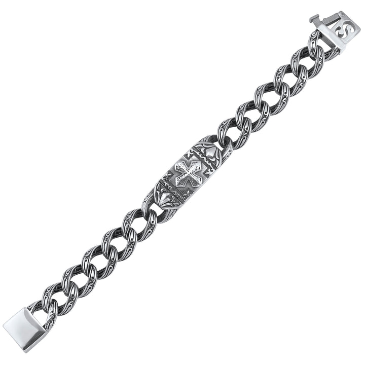 Steel White Bracelet