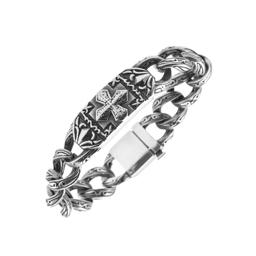 Steel White Bracelet