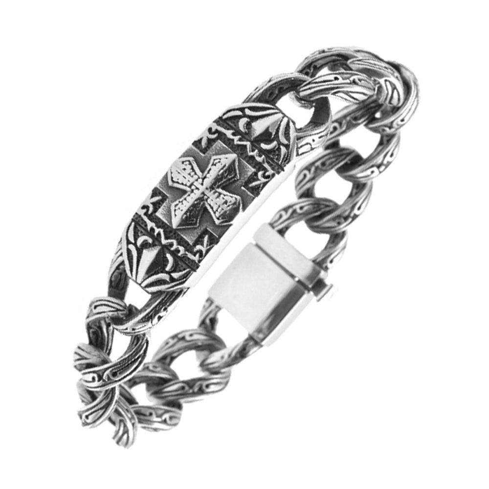 Steel White Bracelet