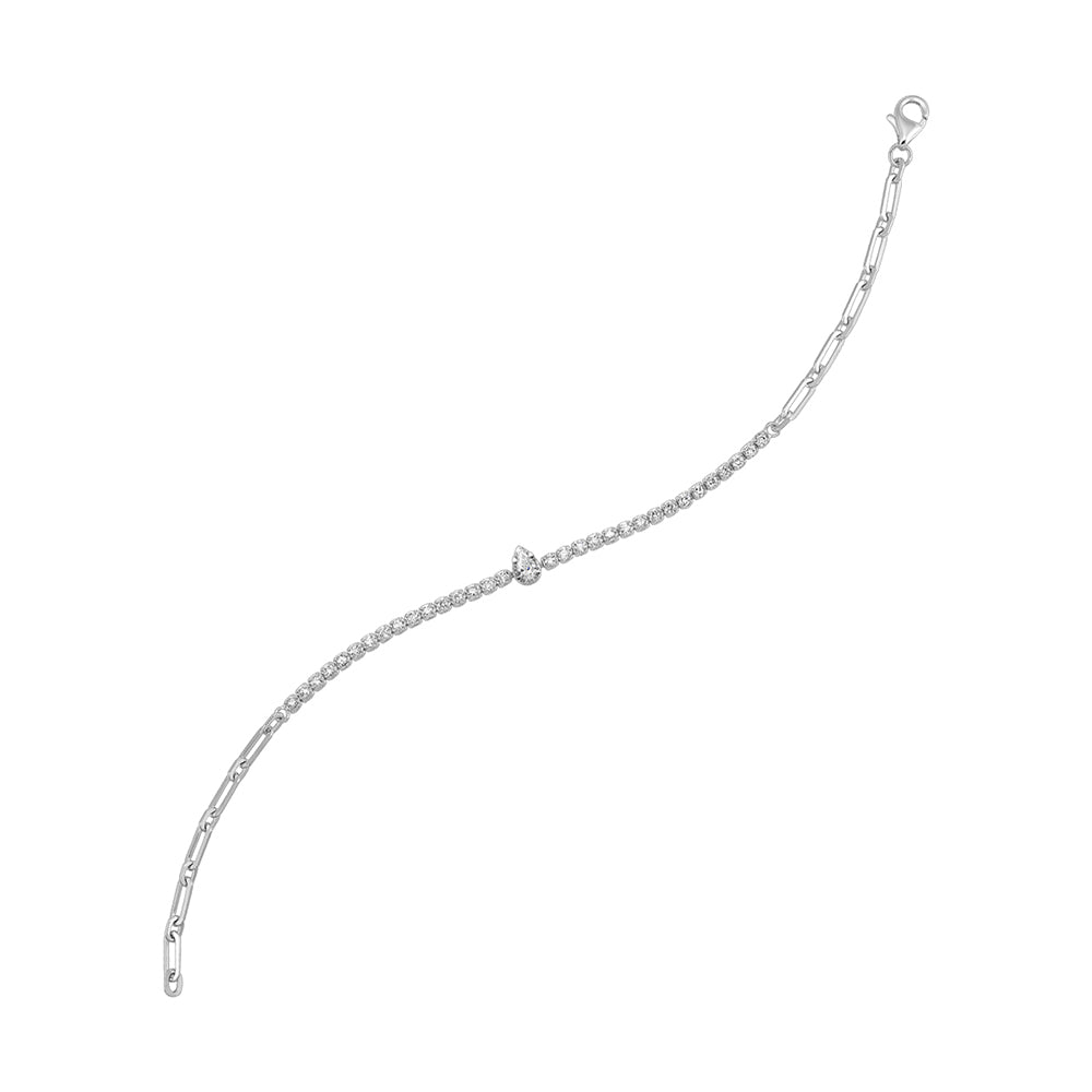14Kt White Gold Diamond 5/6Ctw Bracelet